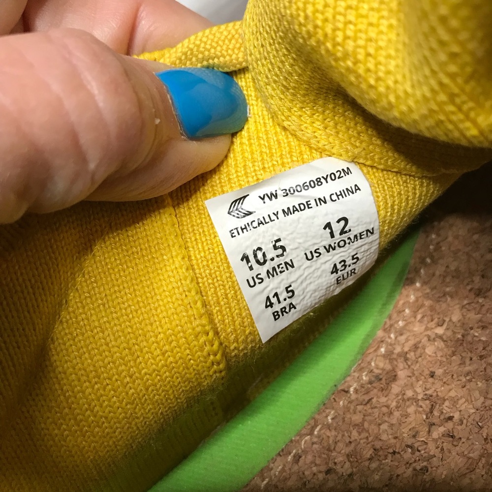 CARIUMA Ibi Sun Yellow Low Knit Sneakers Unisex Size 10.5(men) and 12(women) - Picture 11 of 12